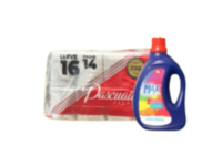 PROMO JABON DE ROPA MAX 3Lts+ PAPEL HIGENICO PASCUALITO 12 ROLLOS $234