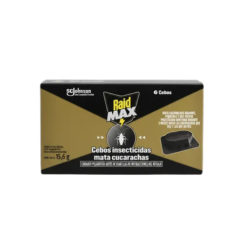 Cebos Mata Cucarachas 6u 15.6g Raid Max