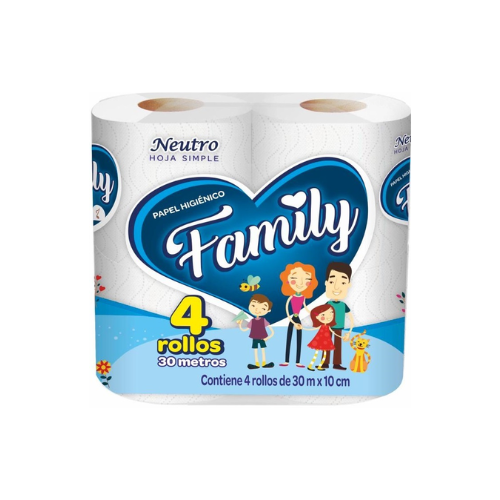 Papel Higiénico Family 4 rollos