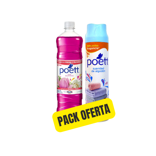 Pack oferta Poett [Desinfectante + Desodorante]
